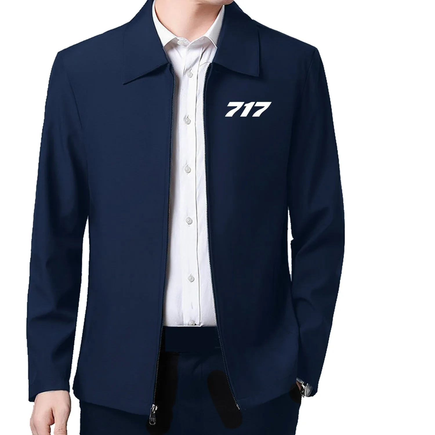 717 Flat Text Designed Stylish Coats