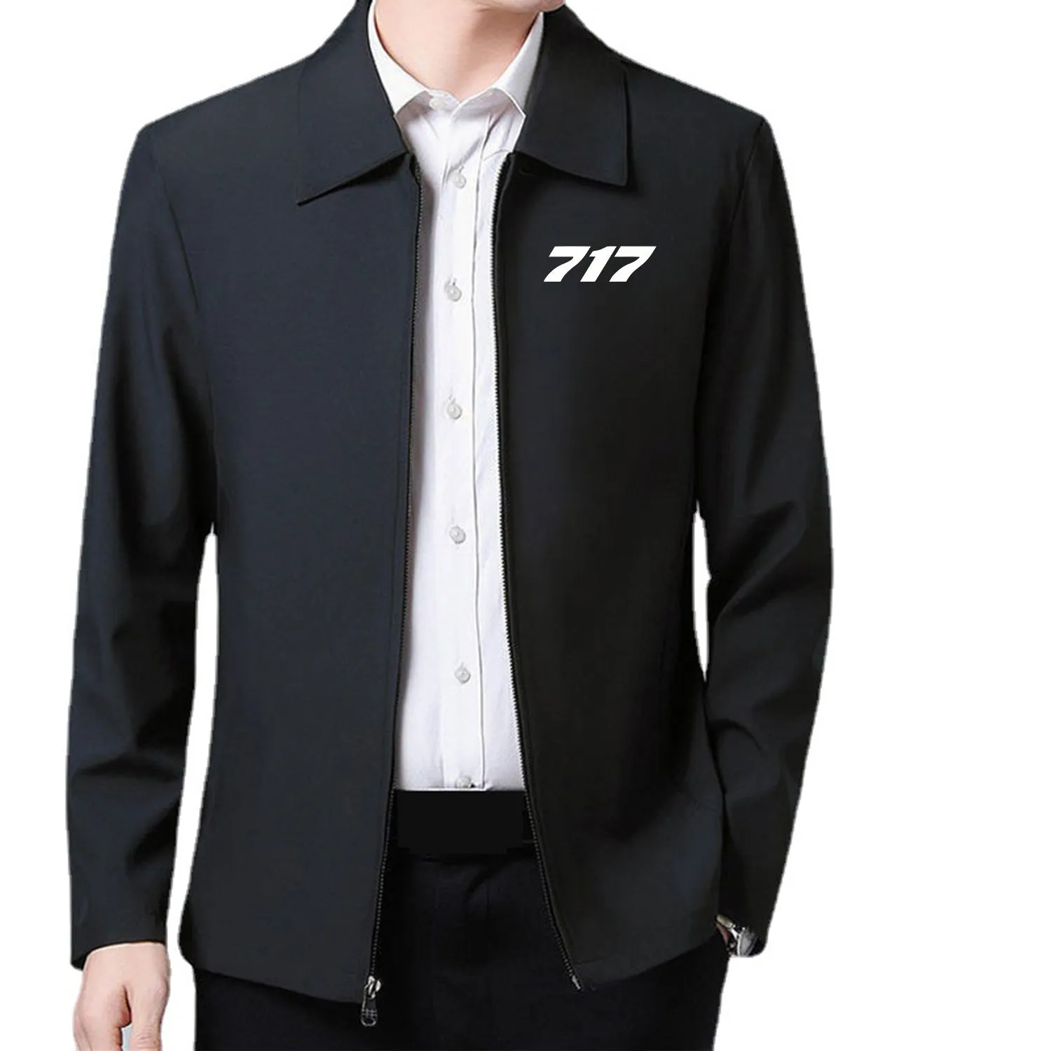 717 Flat Text Designed Stylish Coats