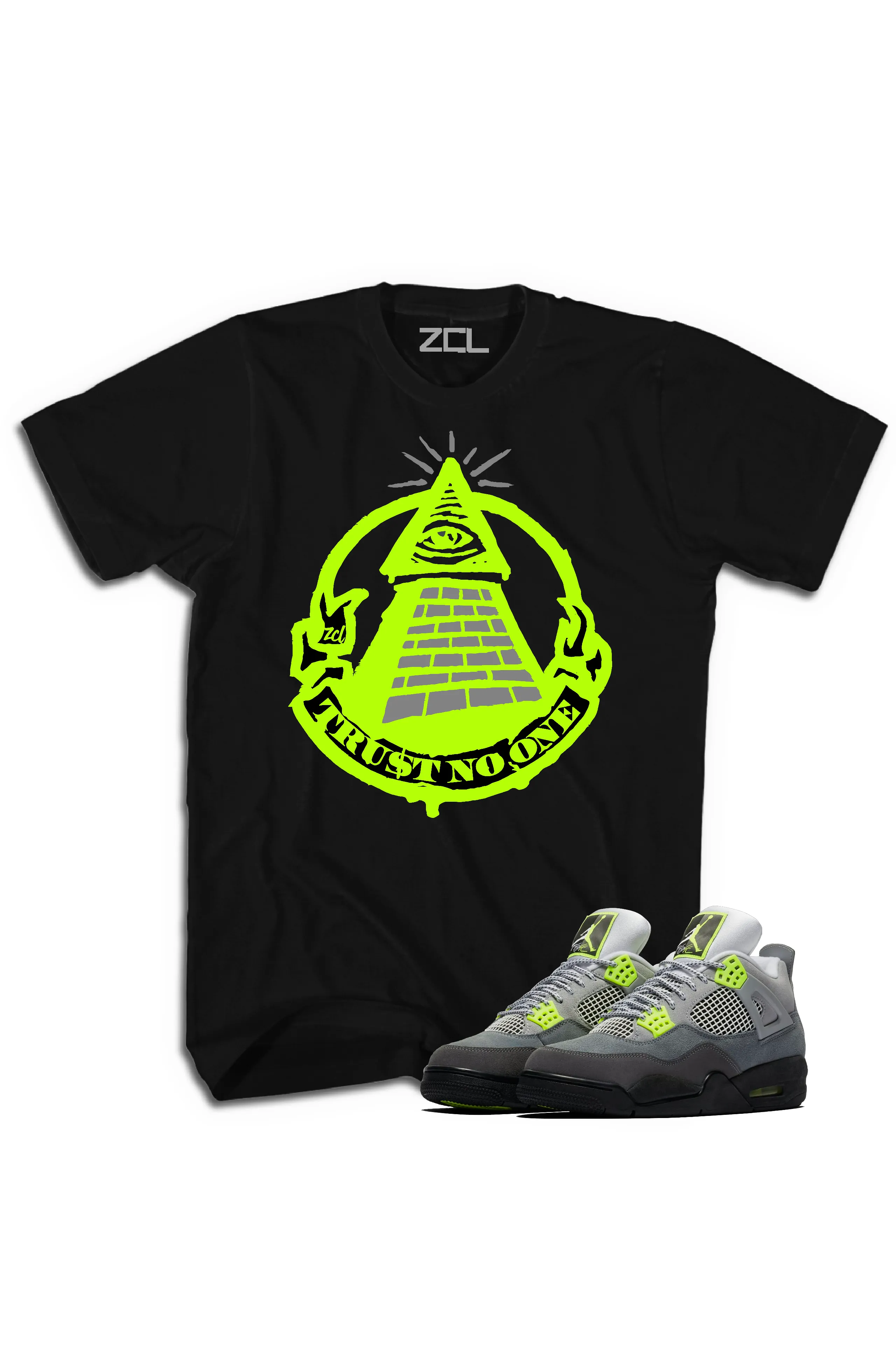 Air Jordan 4 "Trust No One" Tee (Neon)