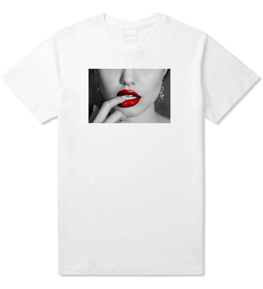 Angelina Red Lips Sexy T-Shirt