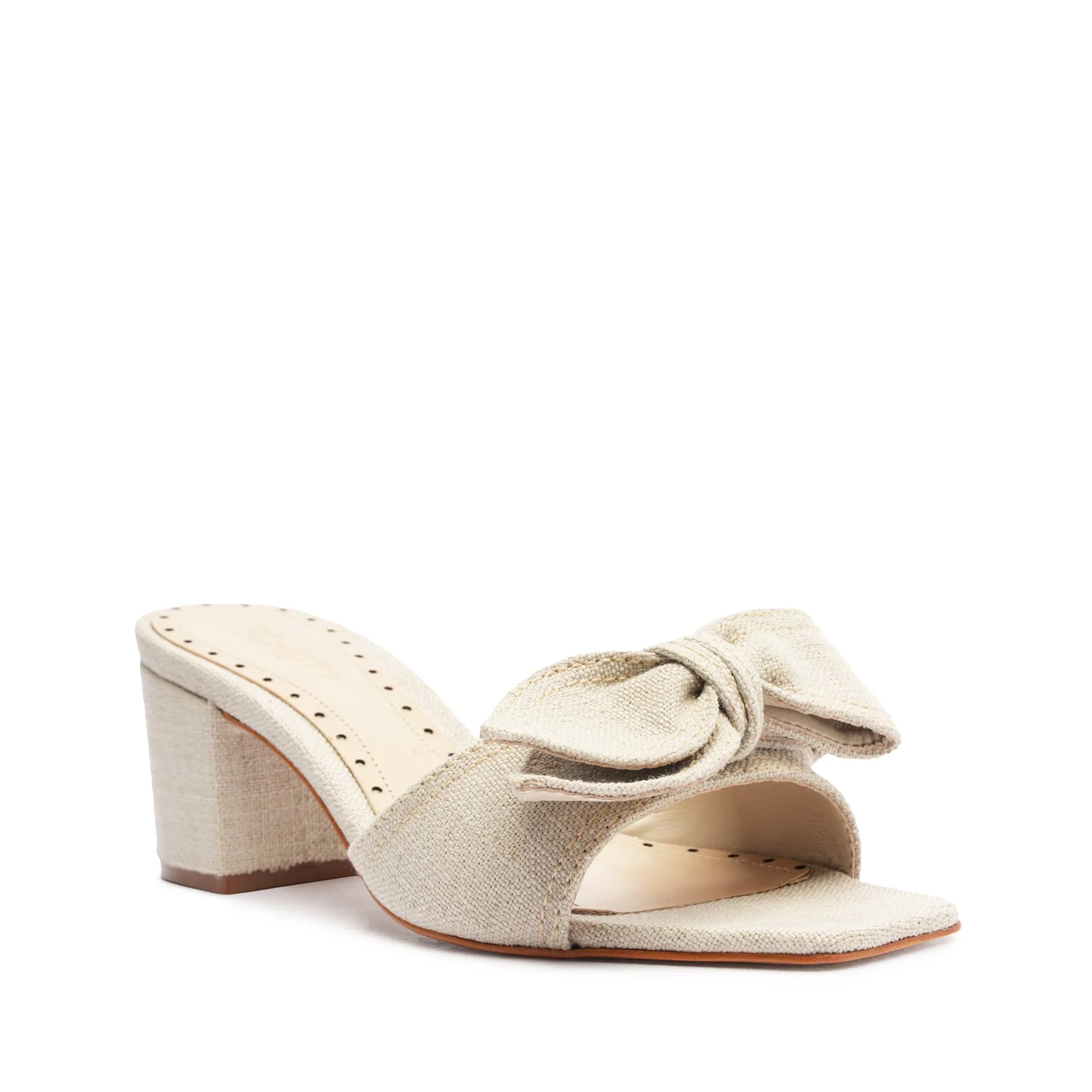 Brienne Linen Sandal