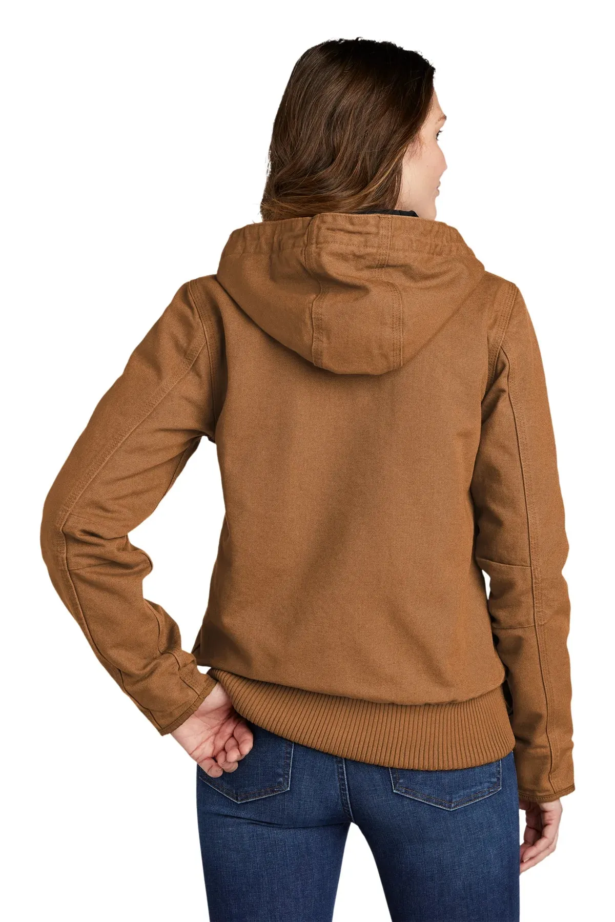 Carhartt Womens Washed Duck Custom Jackets, Carhartt Brown