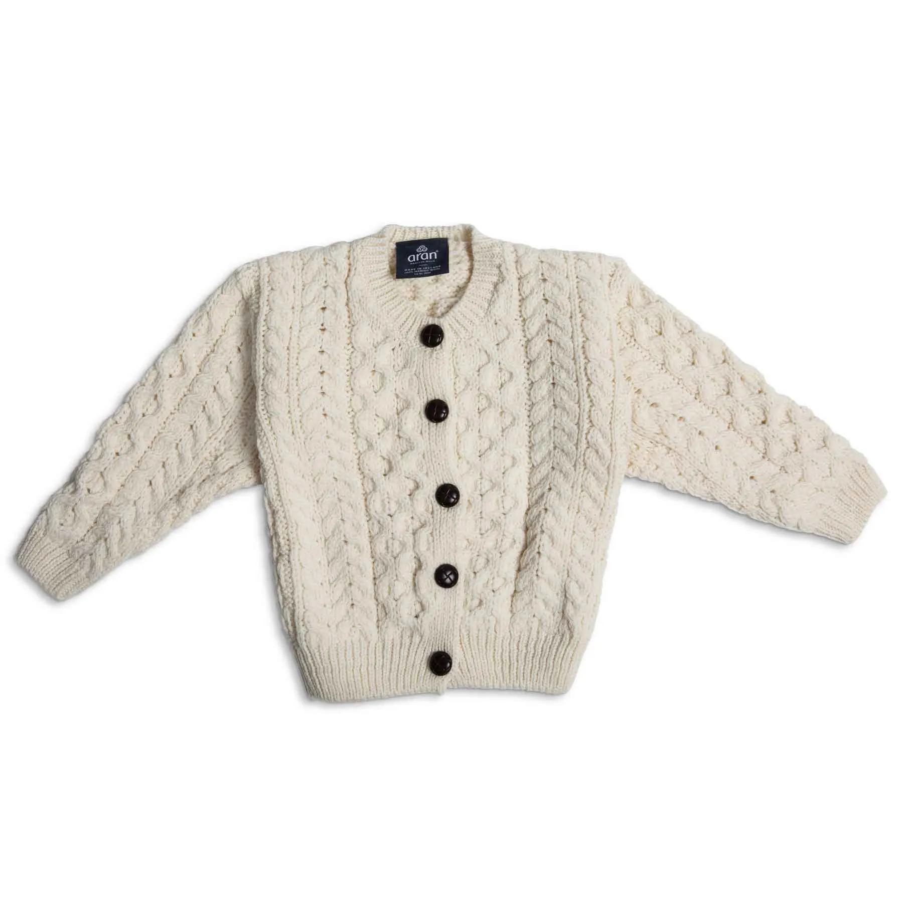 Child's Aran Knit Cardigan