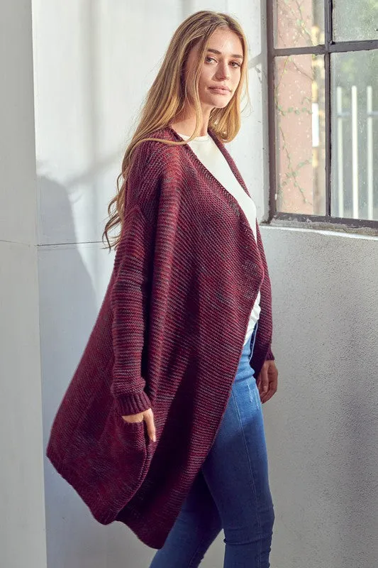 Chunky Knit Sweater Cardigan *Online Only*