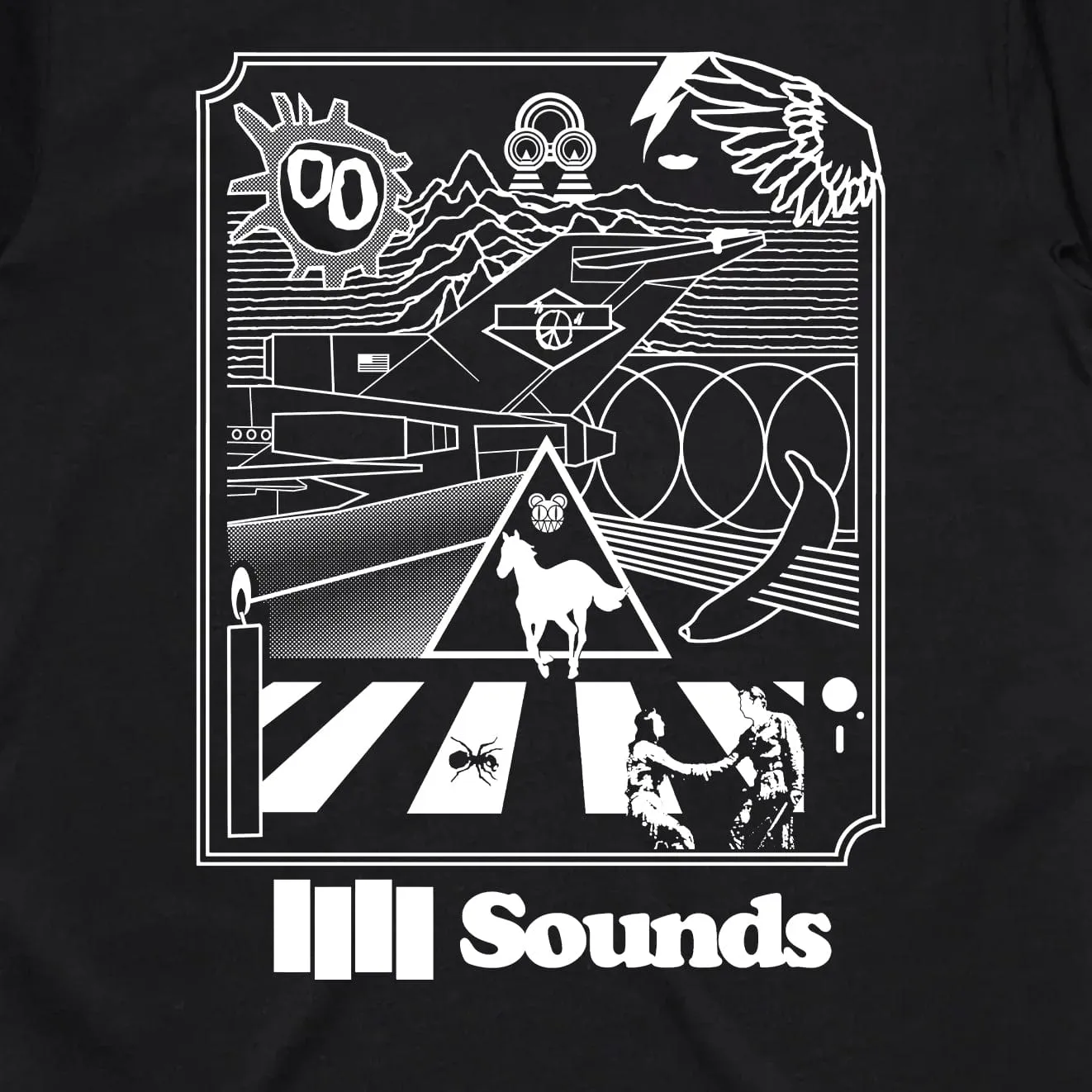 Classic Album Cover Mash-Up T-Shirt