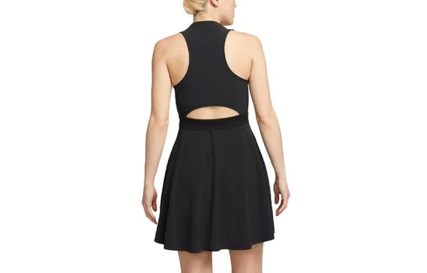 Dress (WMNS) Nike Dri-FIT Advantage Tennis Dress 'Black', black