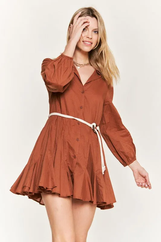 Flared Shirt Dress *Online Only*