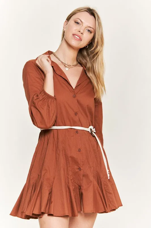 Flared Shirt Dress *Online Only*