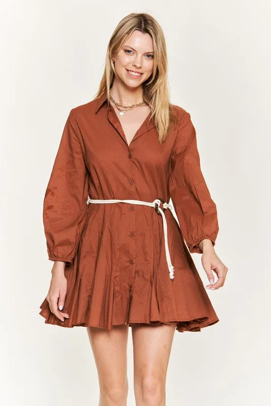 Flared Shirt Dress *Online Only*