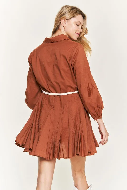 Flared Shirt Dress *Online Only*