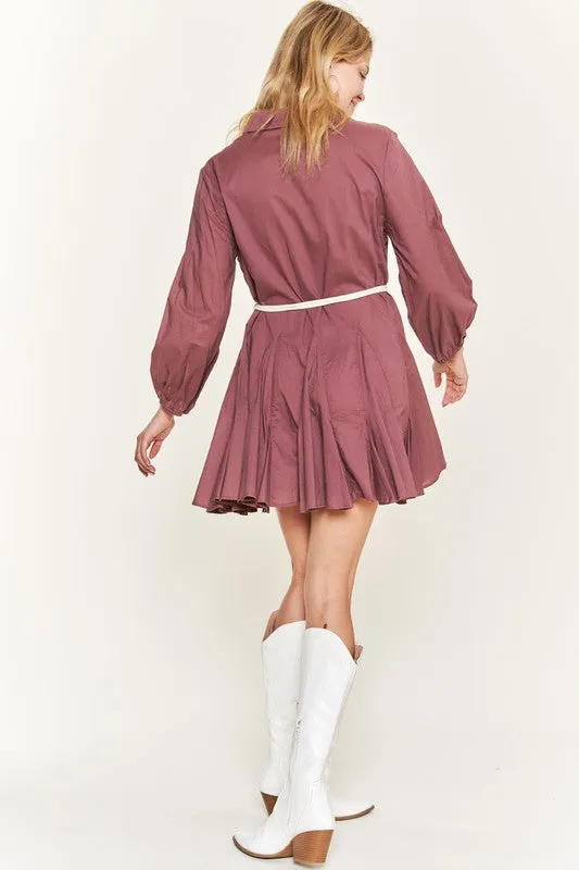 Flared Shirt Dress *Online Only*