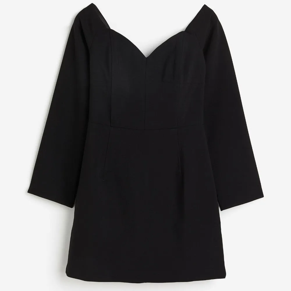 H&M Off-the-shoulder dress, black