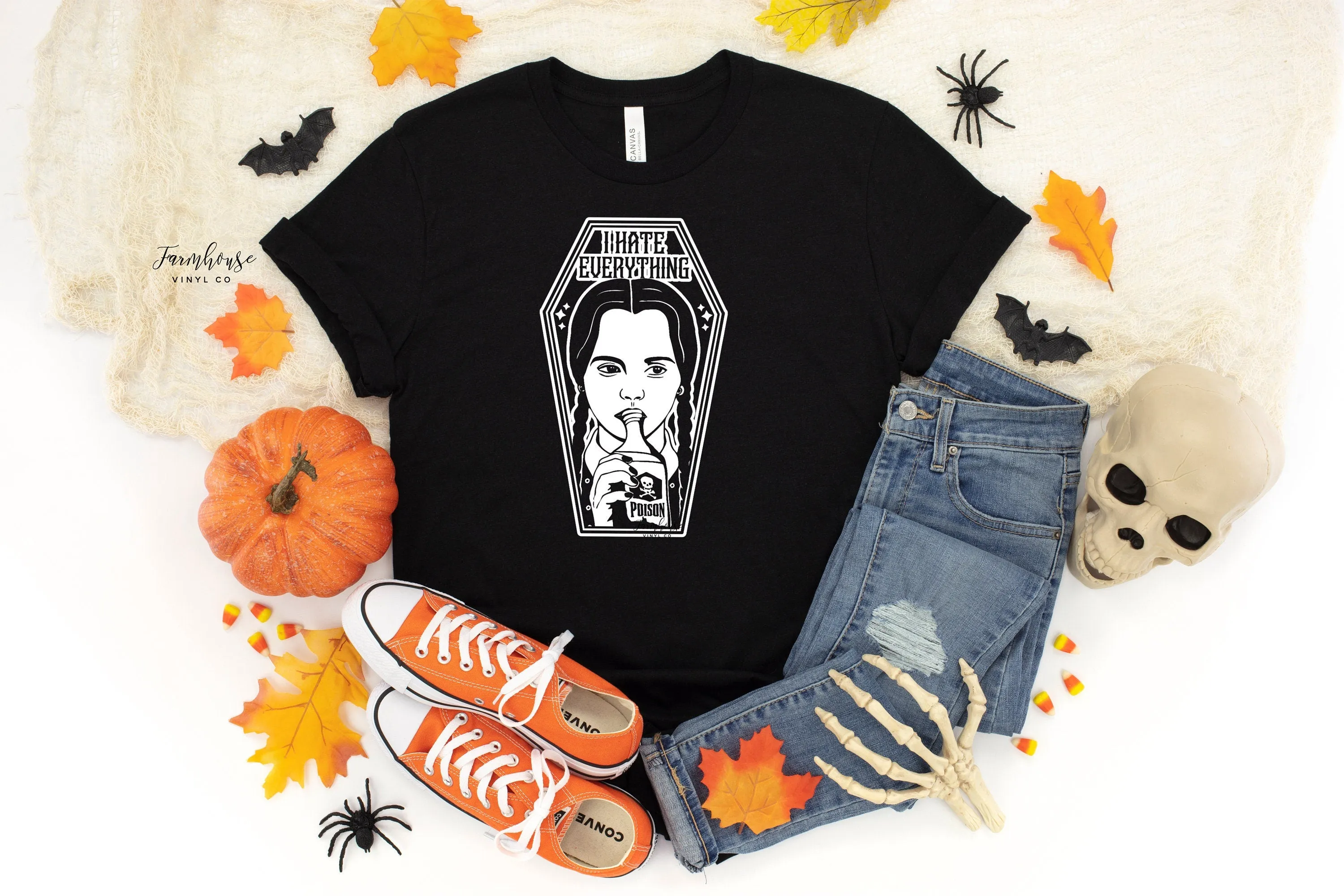 I Hate Everything Wednesday Addams Poison Shirt