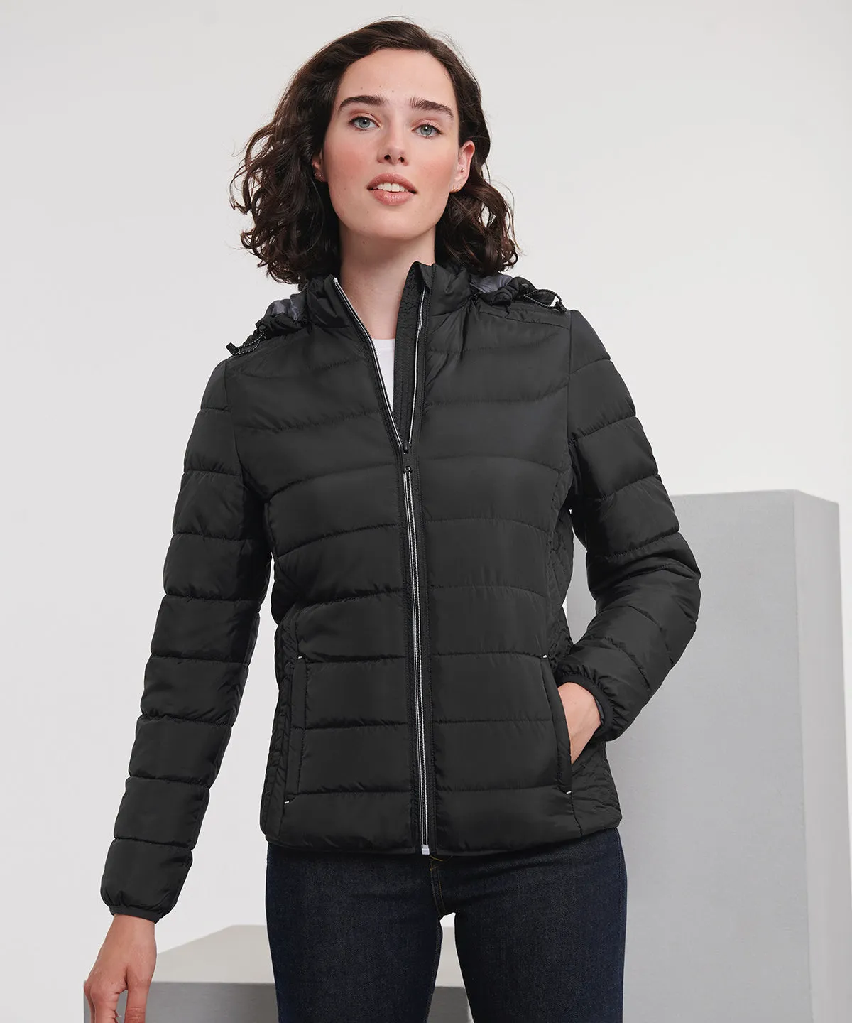 Iron Grey - Women's hooded Nano jacket