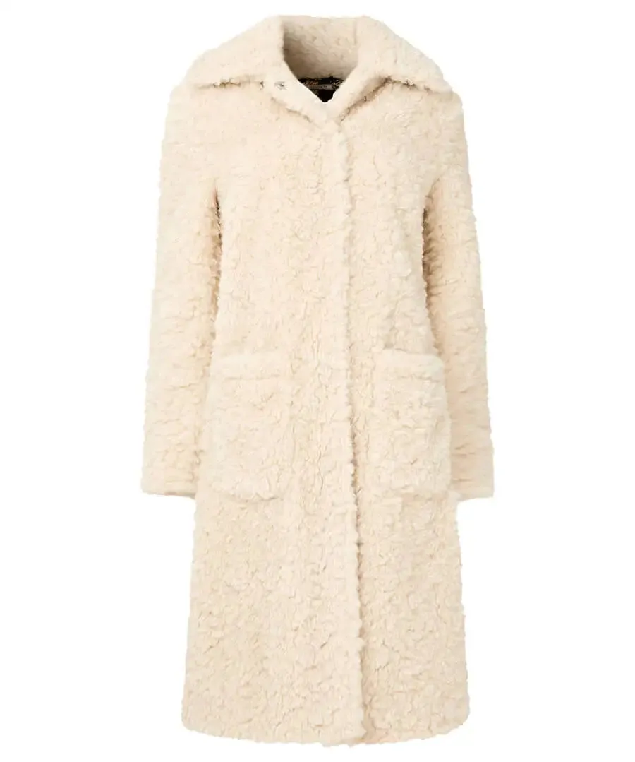 Joe Browns 16 Cream Cosy Up Furry Coat