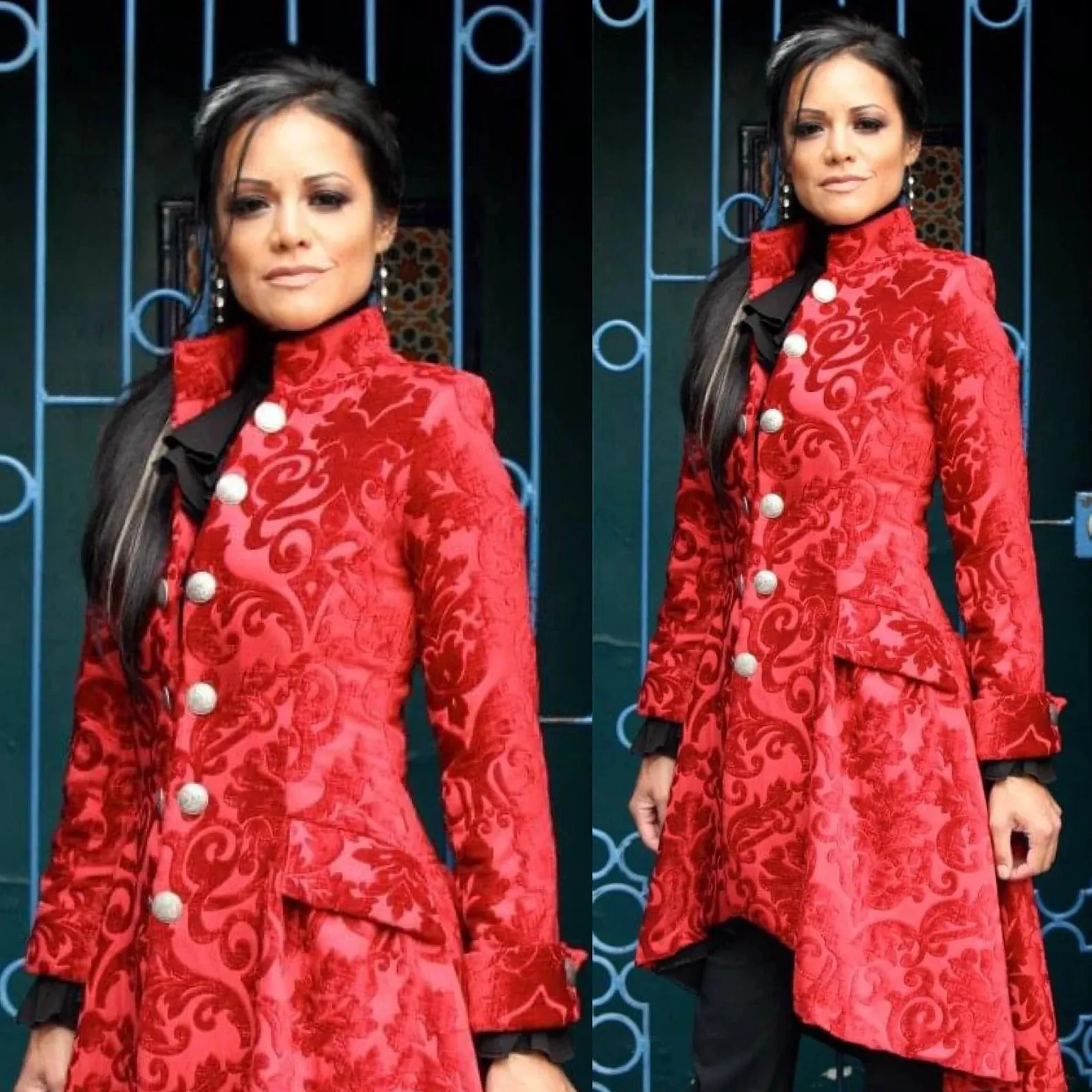 LIONHEART COAT - RED VELVET -size Medium and XL - only sizes left!