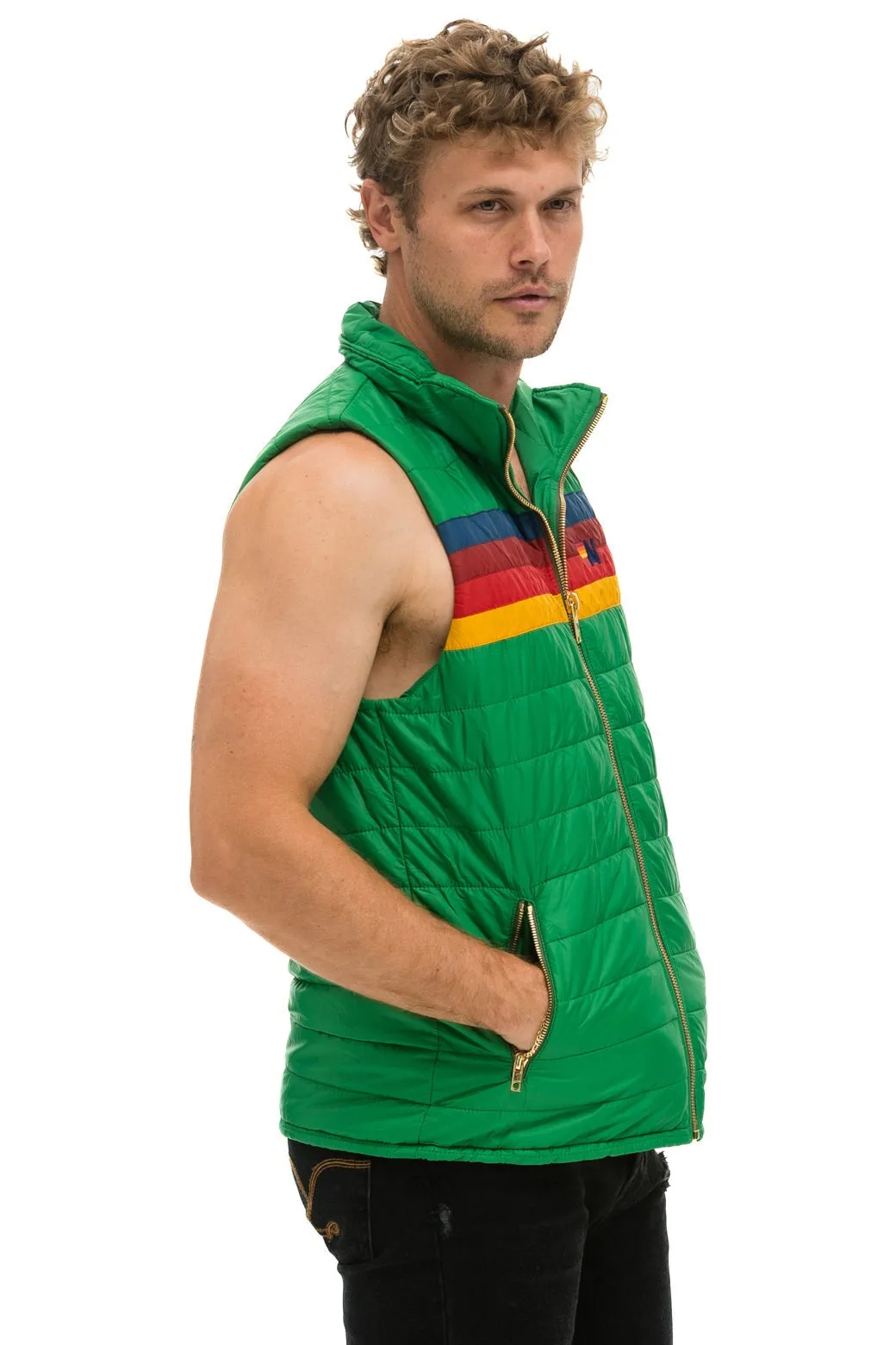 MEN'S 4 STRIPE VEST - AMAZON