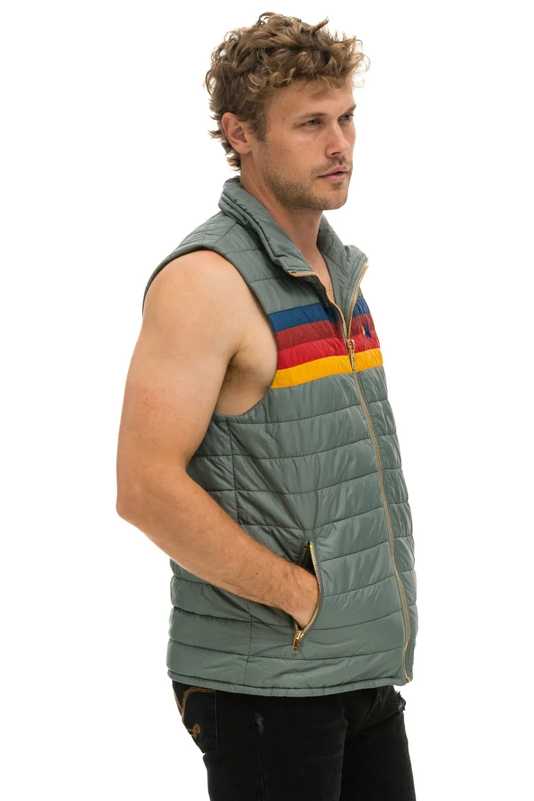 MEN'S 4 STRIPE VEST - SEDONA