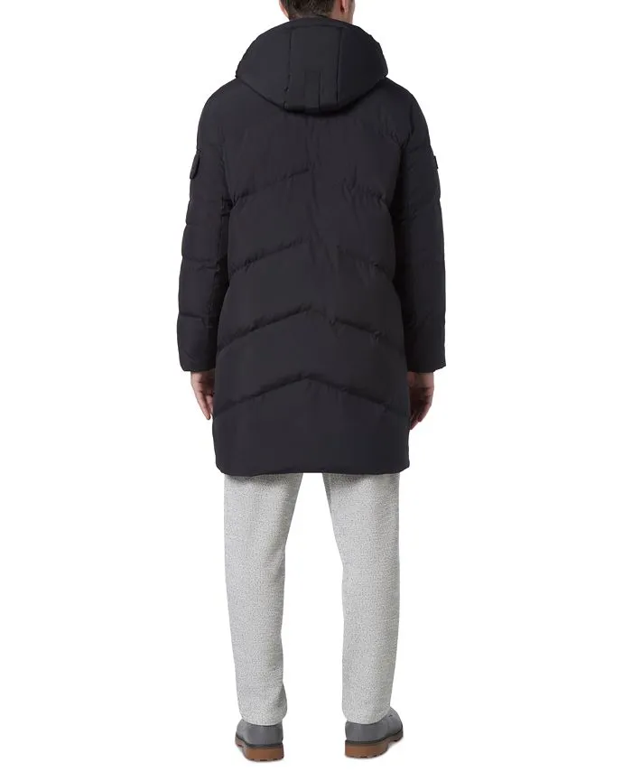 Men's Sullivan Down Puffer Stadium Parka Marc New York, black