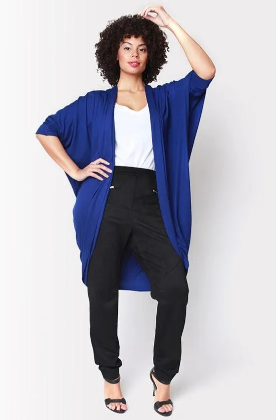 Mia Cocoon Cardigan // Cobalt