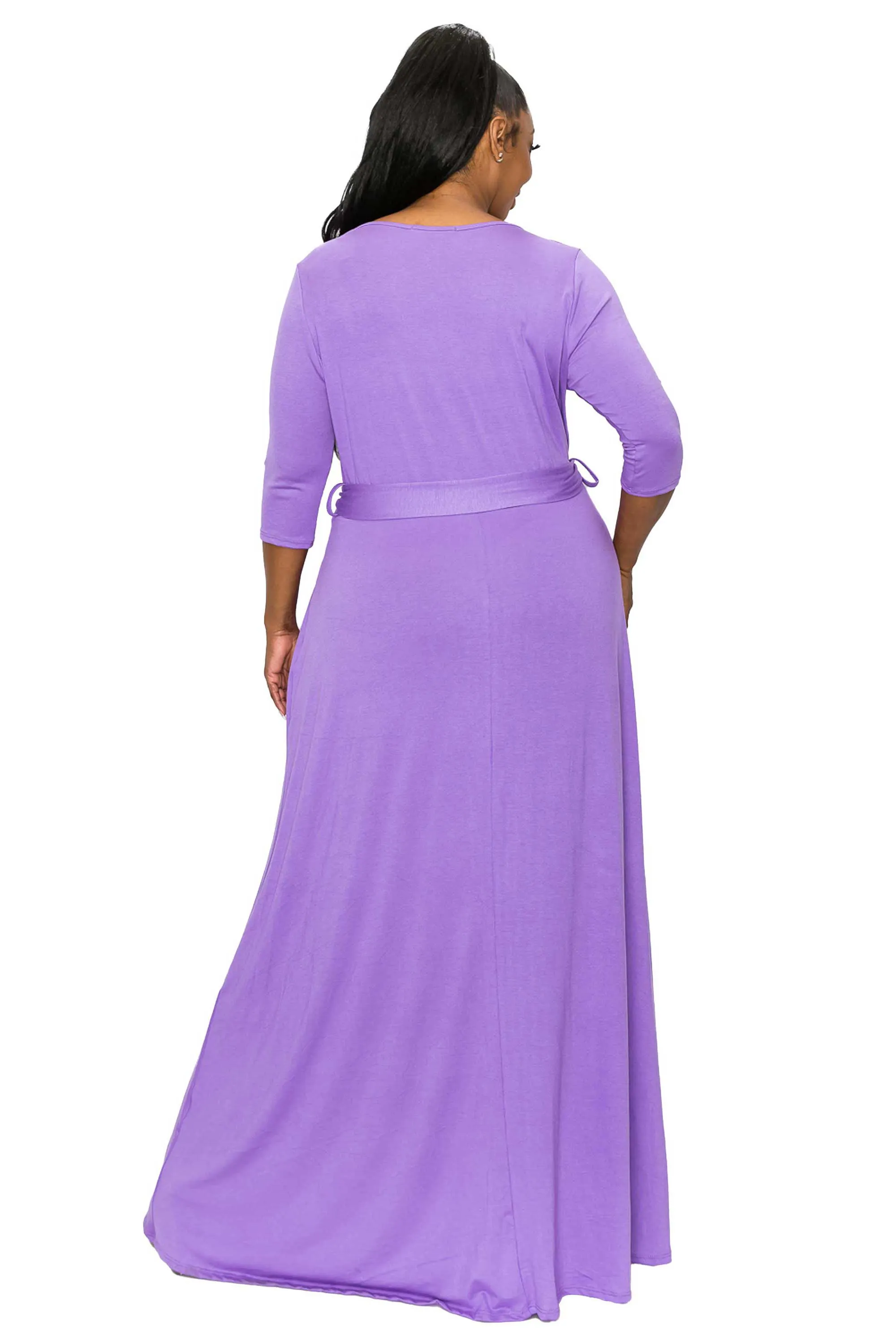 Mika Surplice Maxi Dress