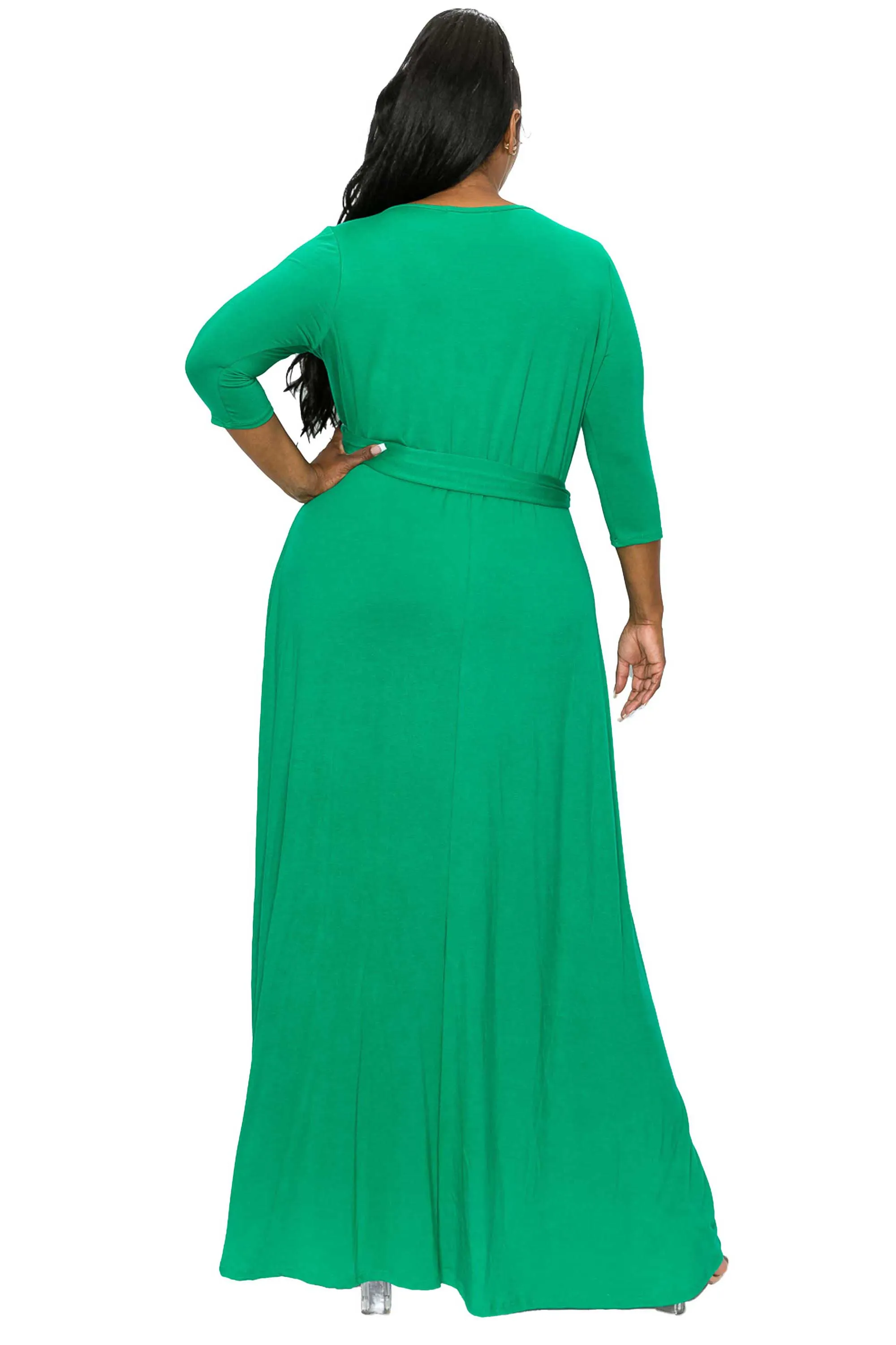 Mika Surplice Maxi Dress