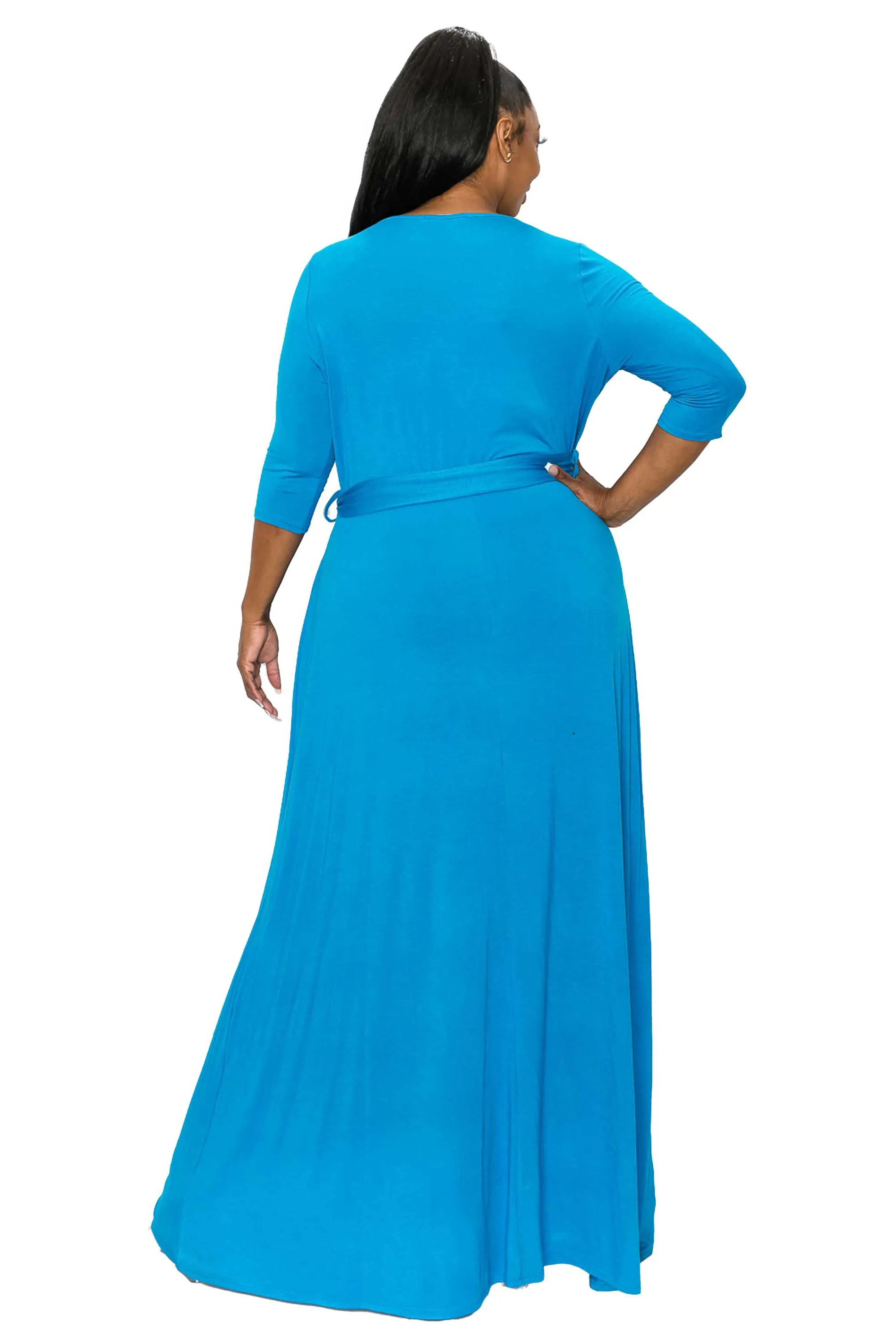 Mika Surplice Maxi Dress