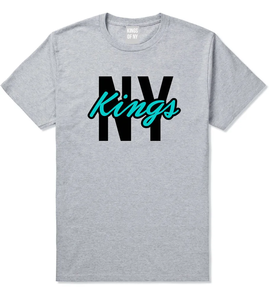 New York Blue Script Streetwear T-Shirt