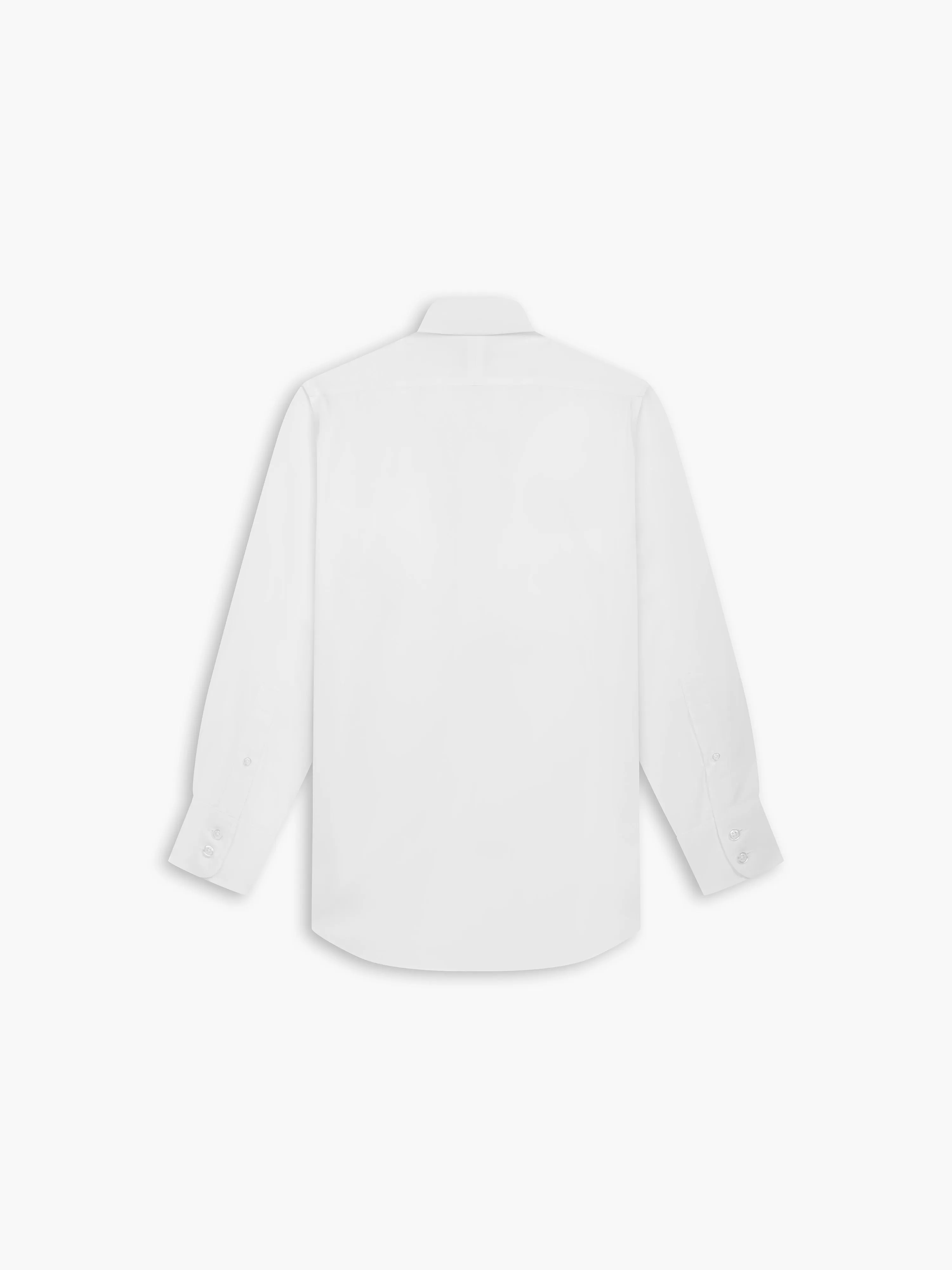 Non-Iron White Oxford Regular Fit Single Cuff Classic Collar Shirt