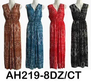 NYC Wholesale Fashion Jumpsuits Vintage Jumper Mix Prints Sundresses, AH219