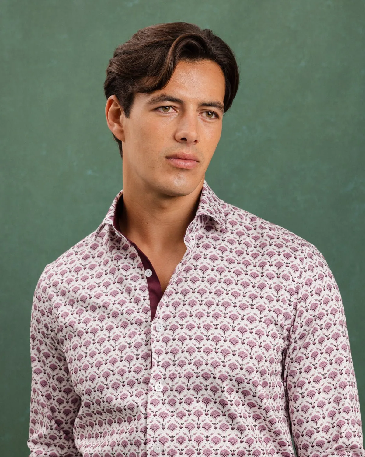 Pink Geo Flora Shirt