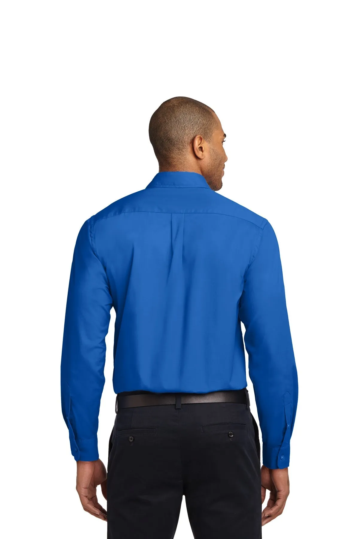 Port Authority Tall Custom Easy Care Shirts, Strong Blue