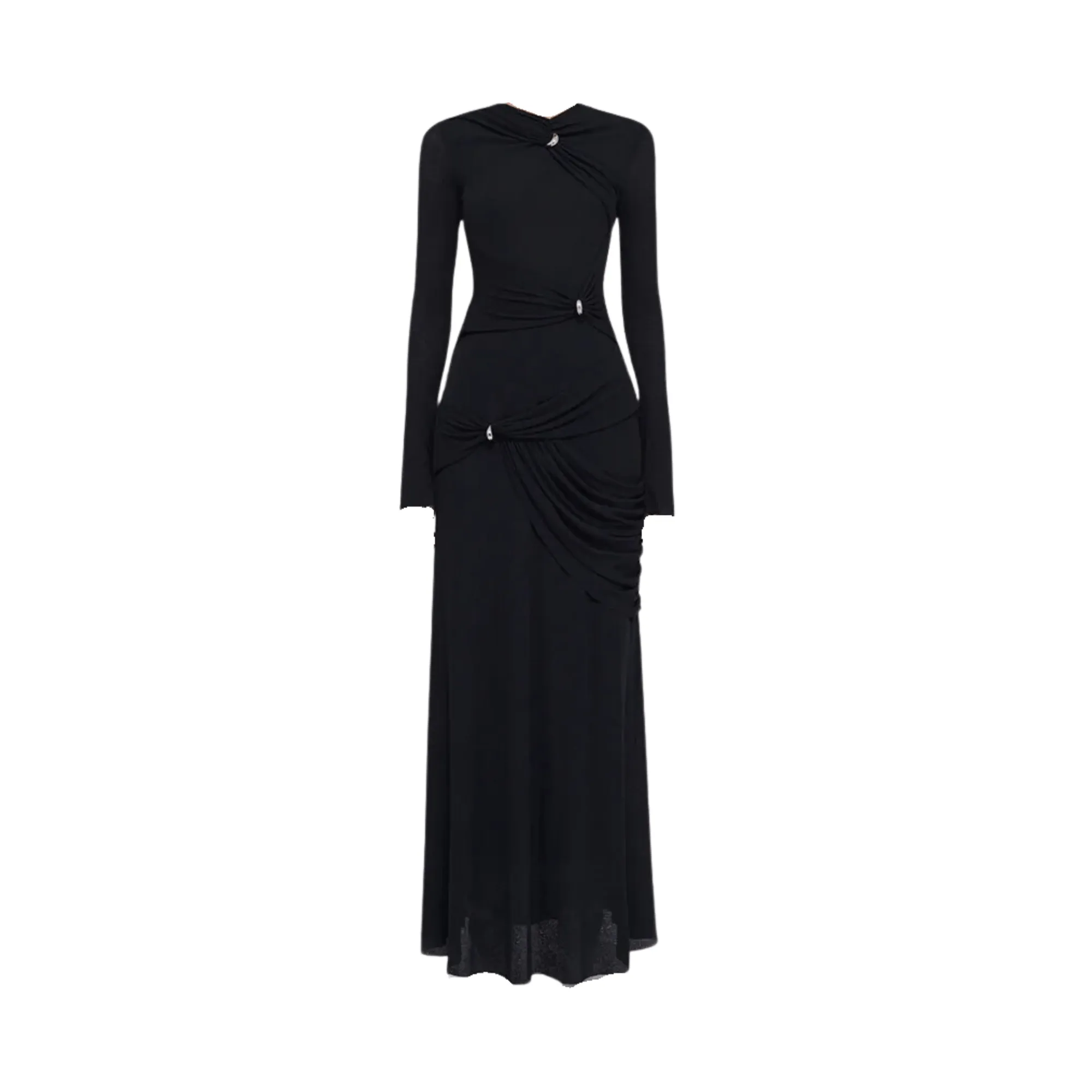 Pre Order:  Metal Rings Pleated Dress