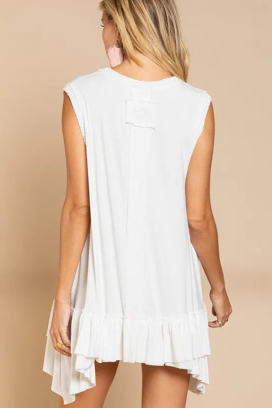 Sleeveless Ruffle Hem Dress *Online Only*