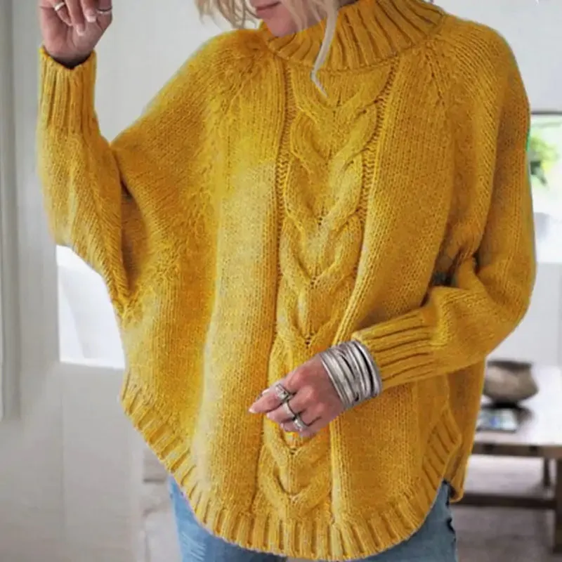 Stylish knitted sweater for cold days