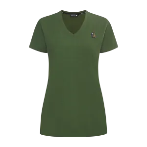 THE CLASSIC WOMEN'S TEE- ARMY GREEN